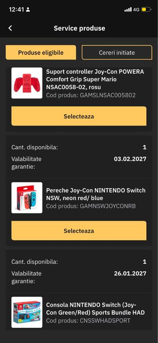 Consola Nintendo Switch cu garantie 1 an