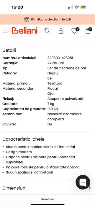 Scaune bar ca noi. Folosite foarte putin