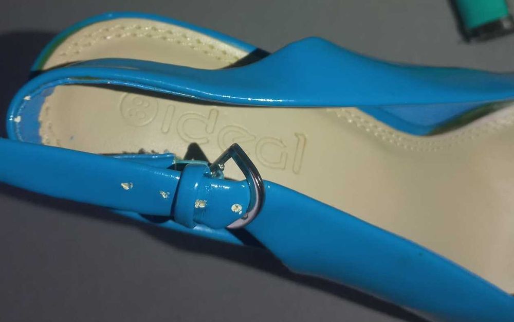 Pantofi pentru femei Ideal, eleganti, albastri, marimea 39 Ieftini!