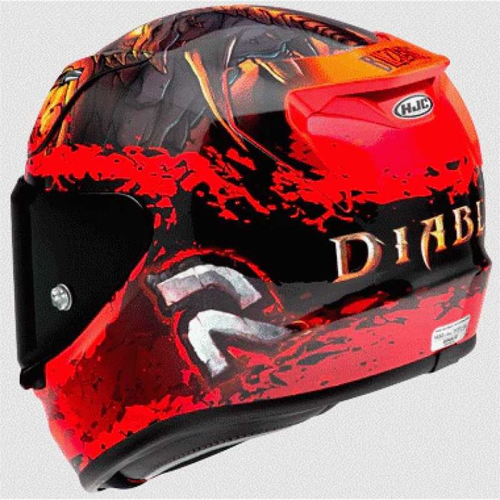 Каска HJC RPHA 12 Diablo BLIZZARD MC1 Размер M, L