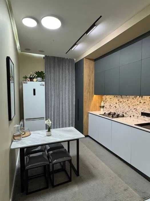 Квартира в жк Dustlik, авторский проект 2ком, 45м2, ор-р метро Дустлик