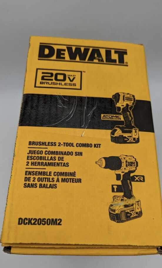 DeWALT DCK2050M2 20V 2-Tool Combo Kit XR Atomic