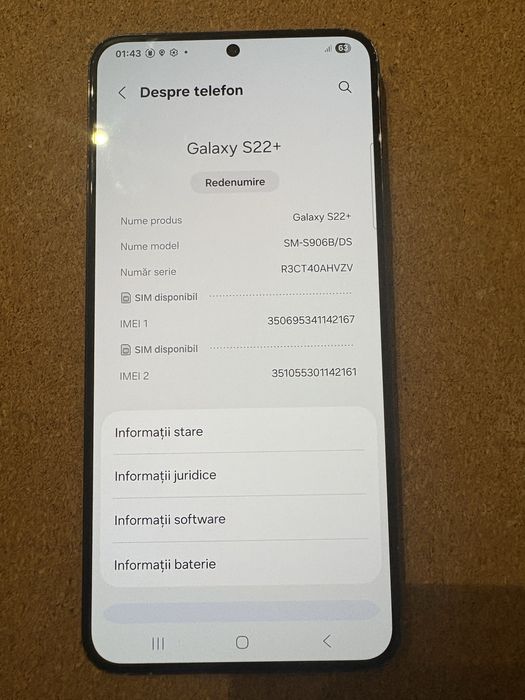 Samsung S906 Galaxy S22 Plus 5G 256 Gb ID-XXL2462