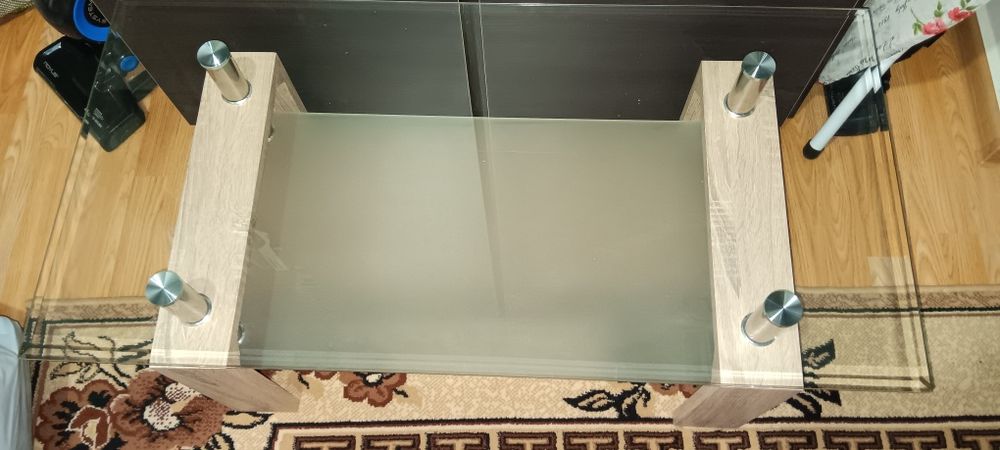 Стъклена холна маса 100/50/42