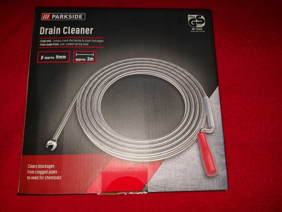 Spirala din arc otel zn pentru desfundat  tevi instalatii