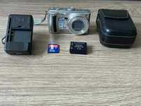 Aparat camera foto video digital Panasonic Lumix husa,incarcator,card
