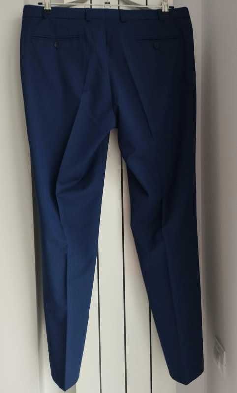 Pantaloni bleumarin de costum Angelo Litrico