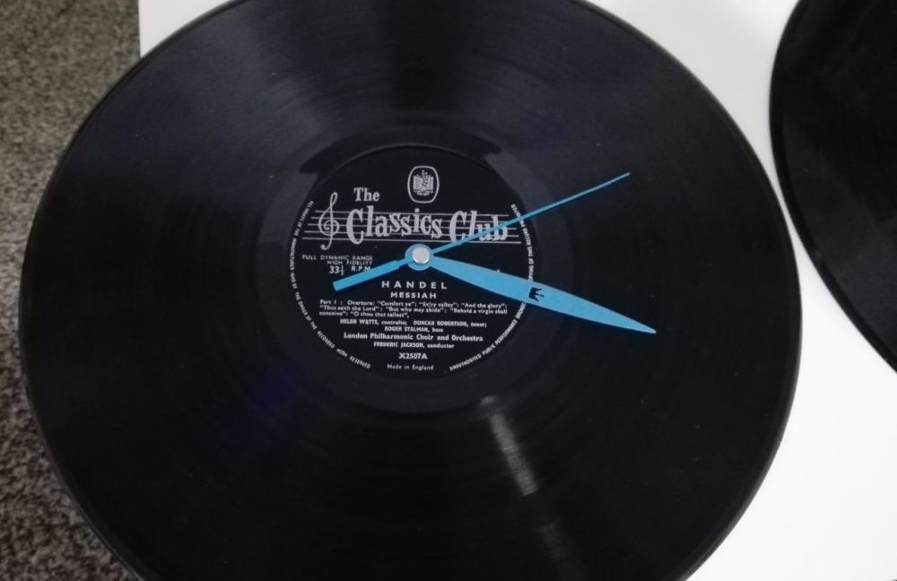 Ceas de perete disc vinil