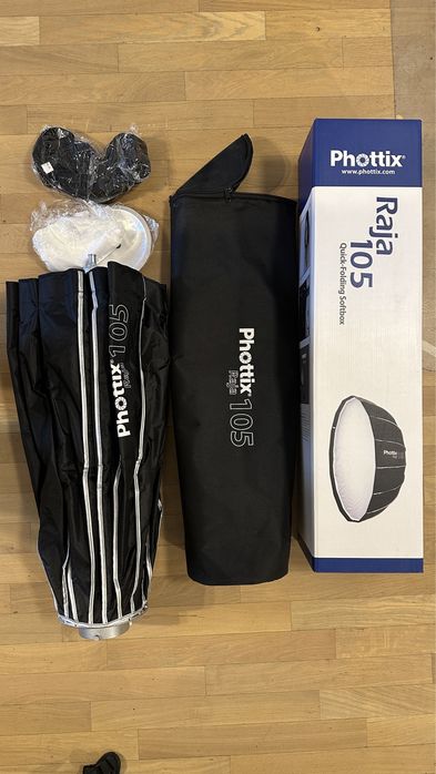 Phottix Raja 105cm Quick-Folding Softbox parabolic