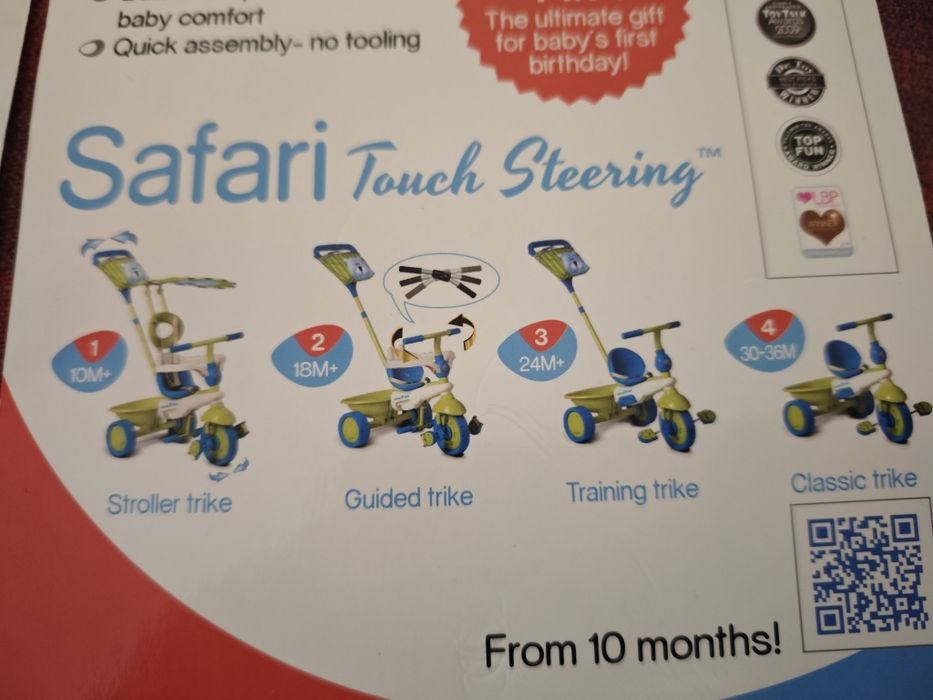 Tricicleta smarTrike Safari 4in1 noua