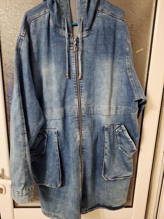 Макси дънково яке