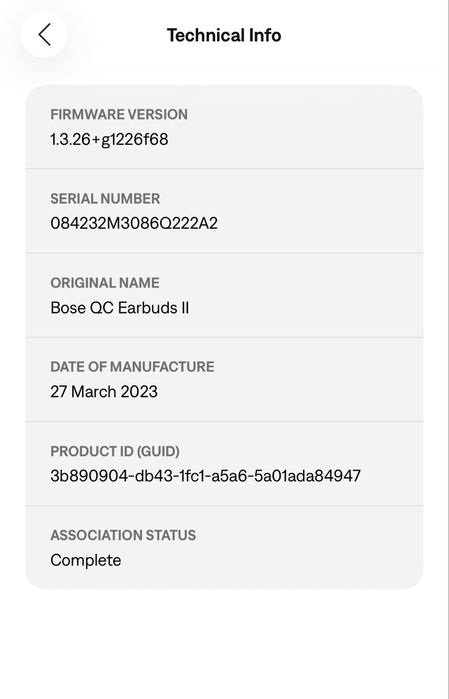 Bose QC Earbuds II Bluetooth Слушалки