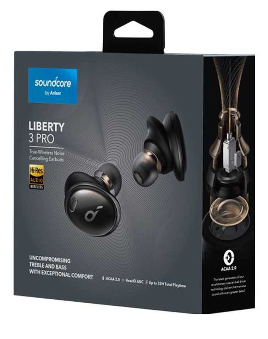 In-Ear Anker Soundcore Liberty 3 Pro като нови оригинална опаковка