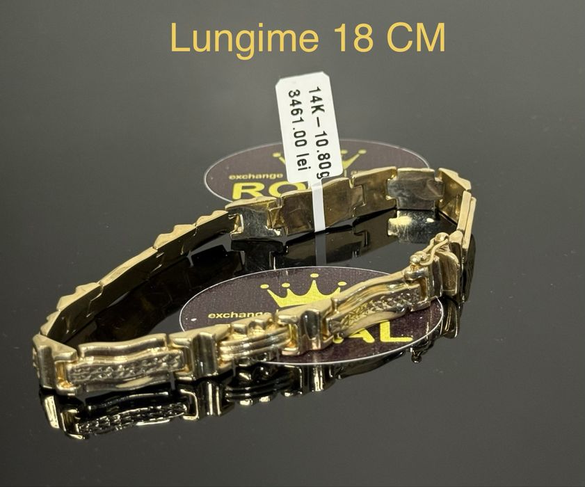 Bijuteria ROYAL : Bratara AUR 14K/ 10.80 GR