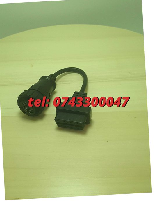 Adaptor Obd Scania 16 Pin  Pentru Camioane Scania  Compatibil Cu De