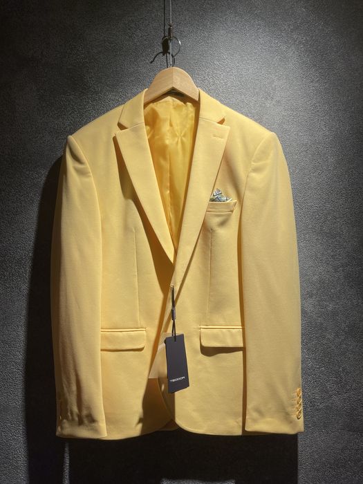 Чисто Ново мъжко спортно сако TEODOR - размер 50 M, L - жълто
