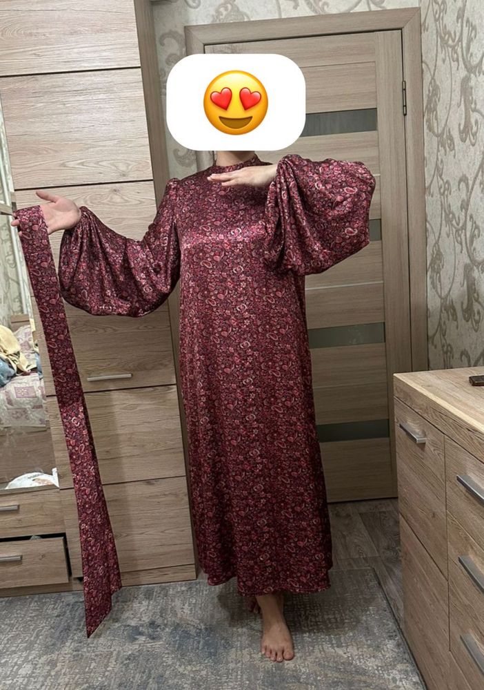 Продам шикароное шелковое платье