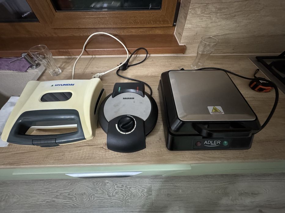 Aparat gofre + forma prajituri + sandvich maker