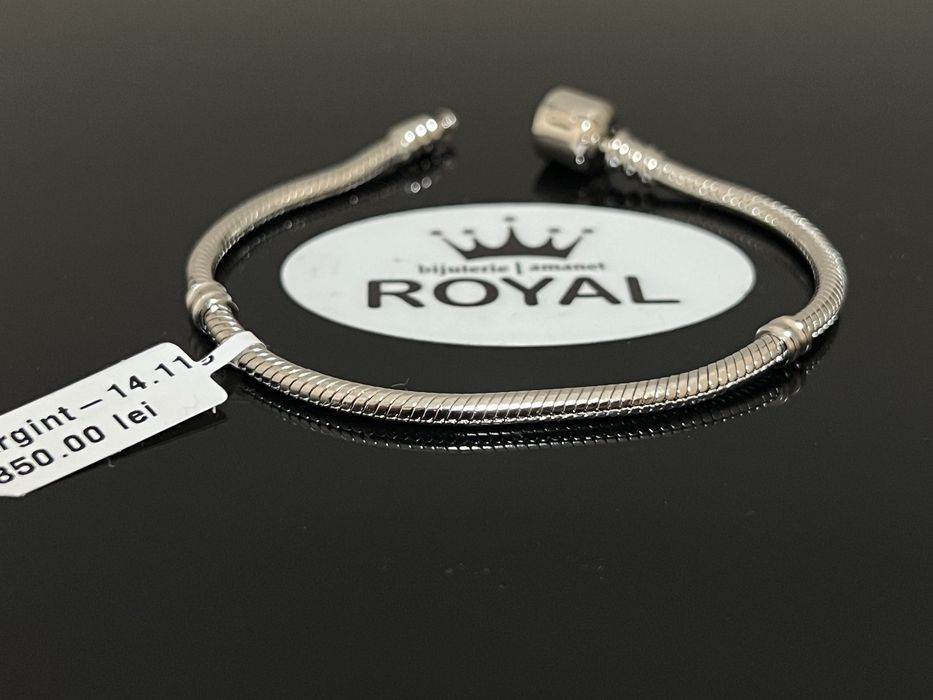 Bijuteria Royal CB : Bratara argint 925 18cm lungime