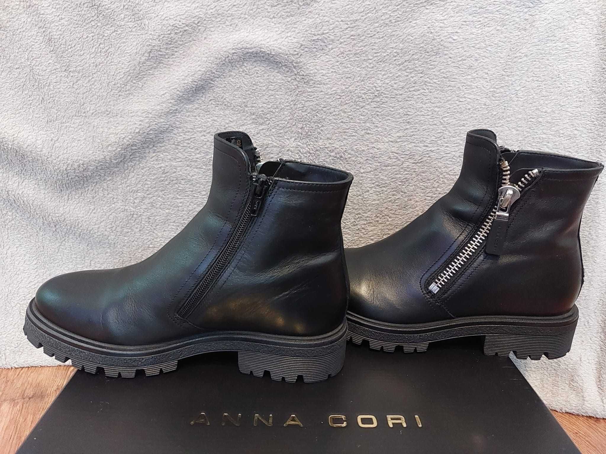 Botine dama negre piele naturala