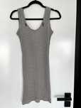 Vand top/ maieu tip rochie, Diesel, cu dungi, lant decorativ, mar. XXS
