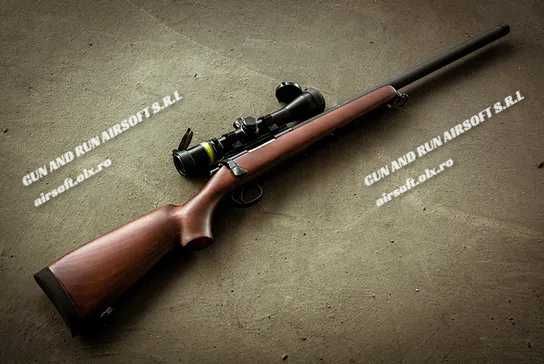 Pusca Tytan V4 Sniper: 6.5J Putere, Lunetă Inclusă, Full Metal, Arc
