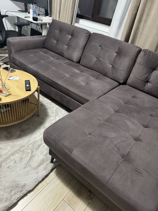 Coltar extensibil Taupe