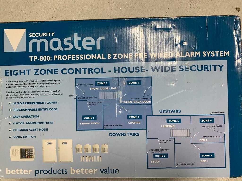 Alarma Casa Security Master TP-800 PROFESIONAL