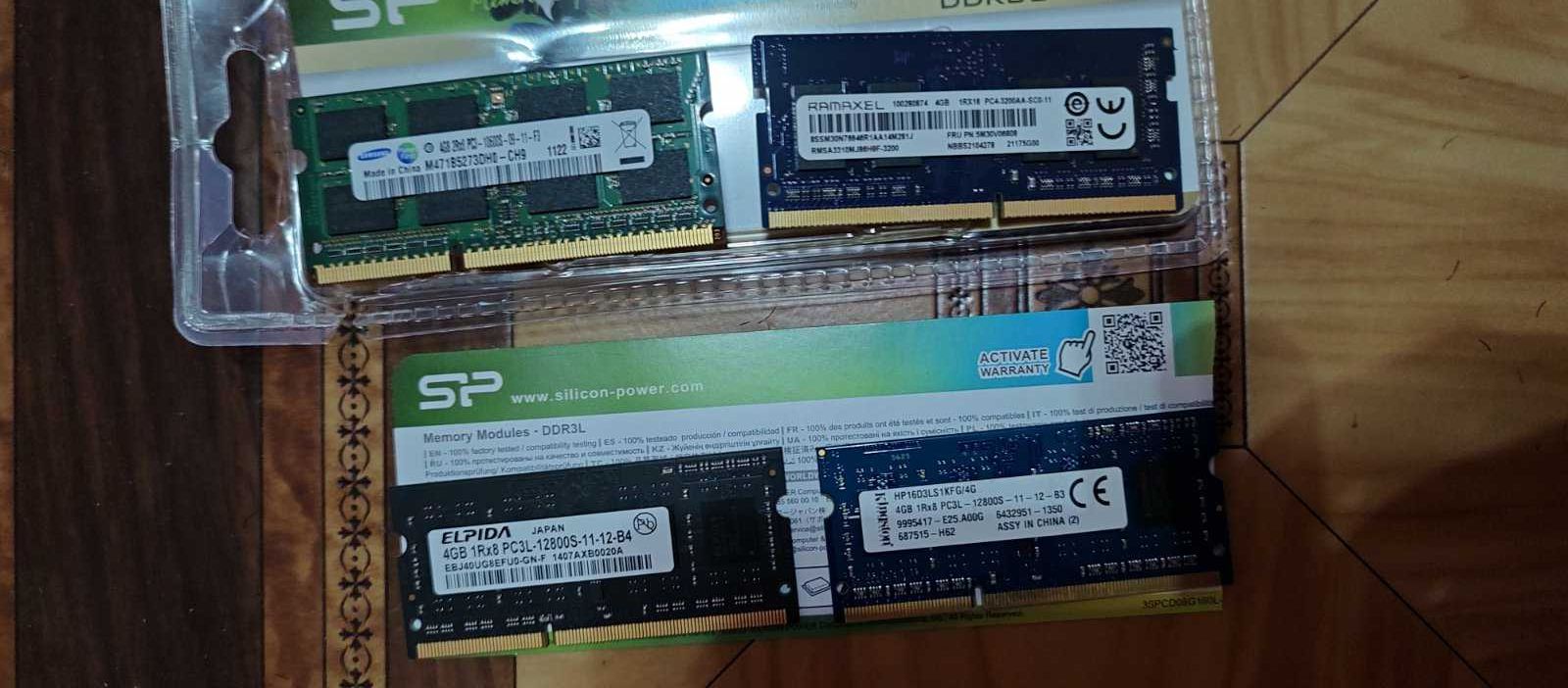 памет за лаптопи 4gb
