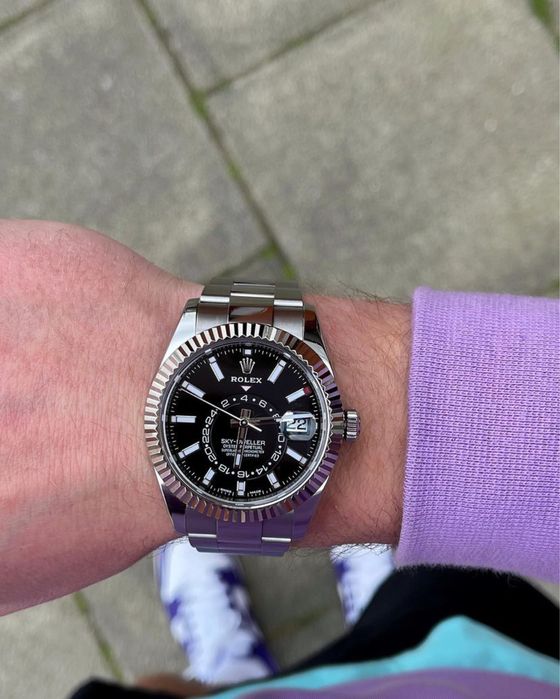 Rolex Sky-Dweller Black Dial Steel