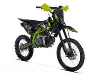 Motocicleta Enduro/Cross Asix XB67 140cc, 4T, 19"/16", negru/verde