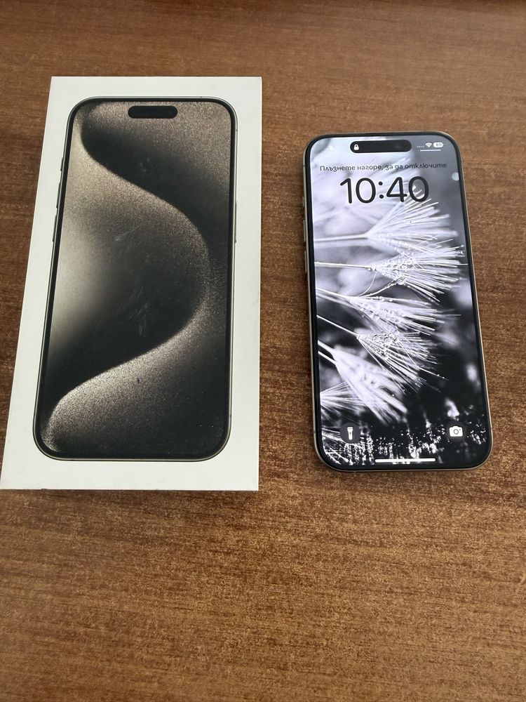 Iphone 15 pro 128GB Natural Titanium