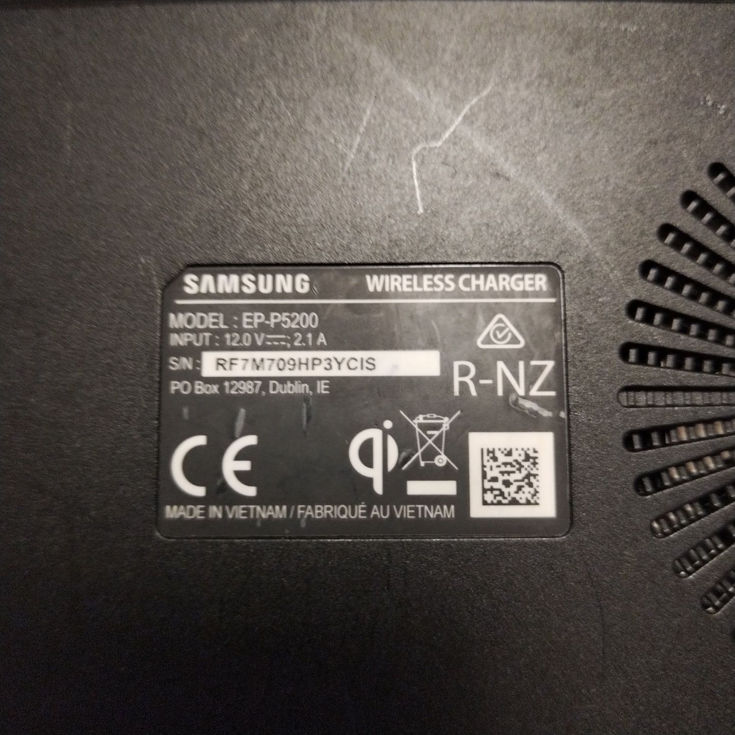 Incarcator wireless Samsung DUO USB-C 15w, cablu, FARA adaptor priza