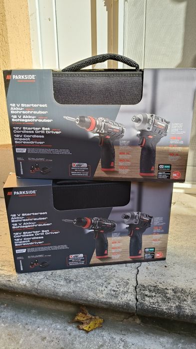 Mașini de înșurubat și găurit Parkside Performance cu acumulator incl