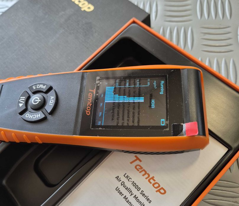 Temtop Air тестер за качество на въздуха PM2.5 PM10