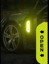 Предупредителни светлотразяващи лепенки за отворена врата на автомобил
