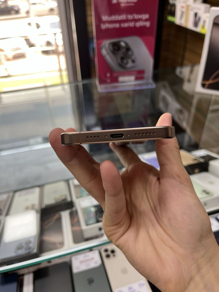 Iphone 16 Pro Max 256gb 100% Desert sim - Naqd va halol nasiya savdoga