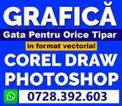 Corel Draw, Machete de Grafica in format vectorial. Vectorizare logo.