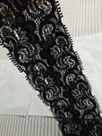 Dantela elastica neagra