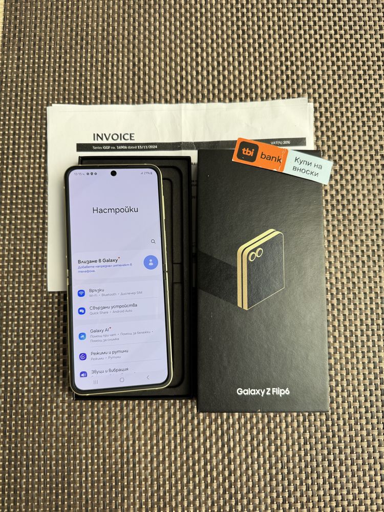 512GB*Samsung Z flip 6 12/512 Лизинг 51лв/м самсунг з флип 6