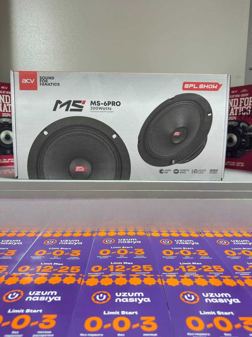 Новый запечатанный 2025 ACV MS-6PRO SPL-Show Колонка Nasiya ham bor