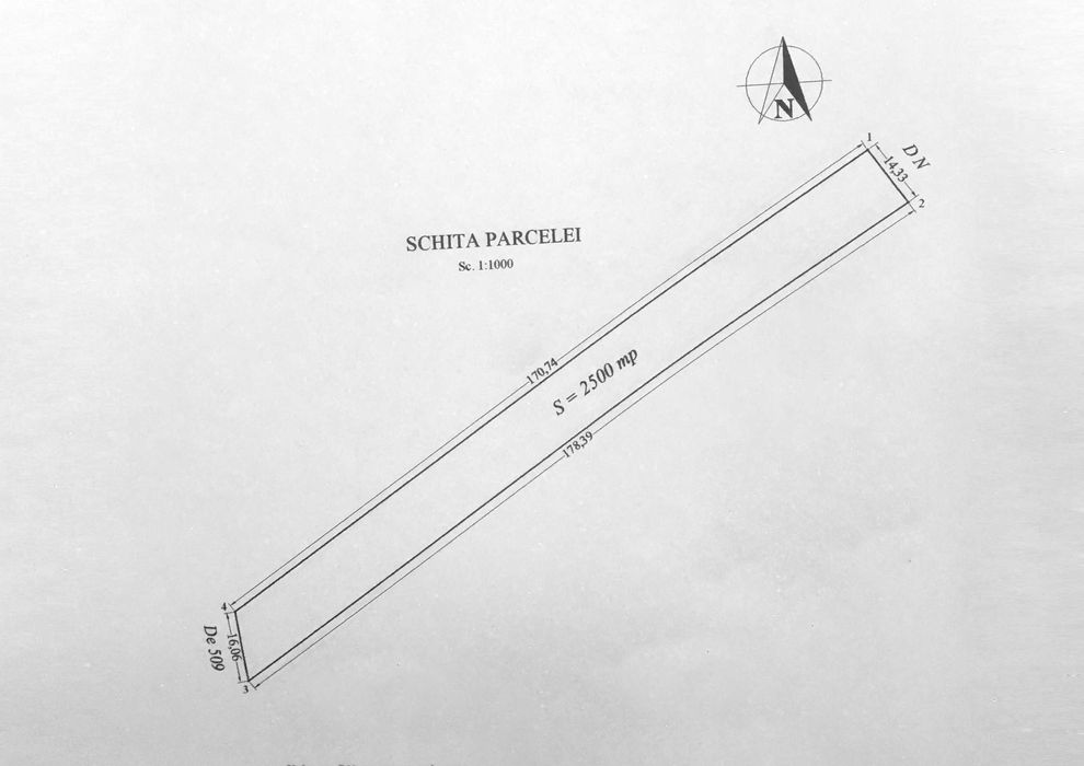 Teren 2.500 mp Ovidiu vis-a-vis de Insula Ovidiu (sens giratoriu)