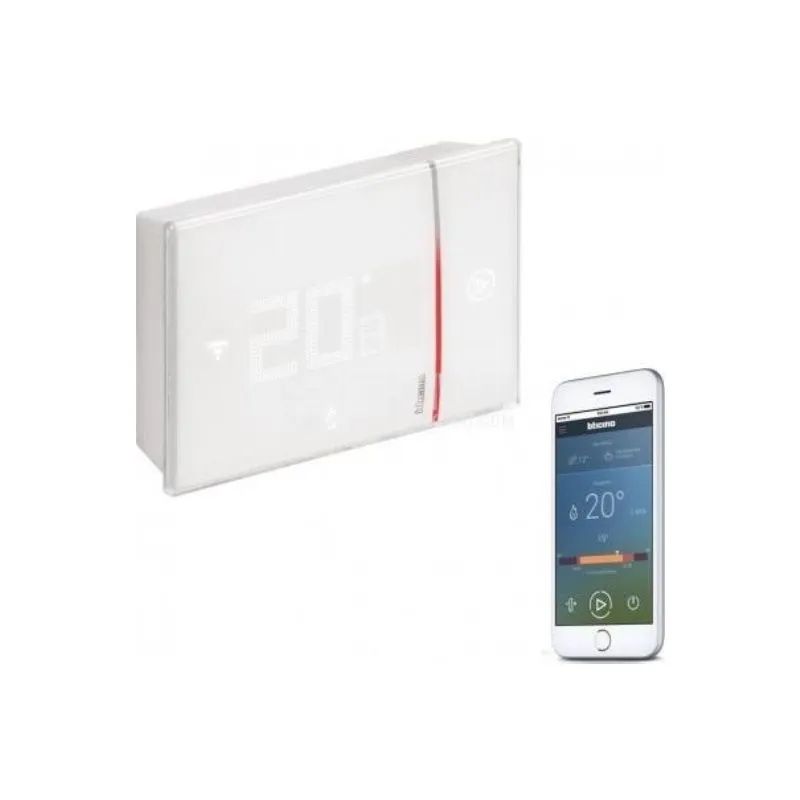 Wi-Fi Смарт термостат bTicino - Smarther 2 с Netatmo, бял
