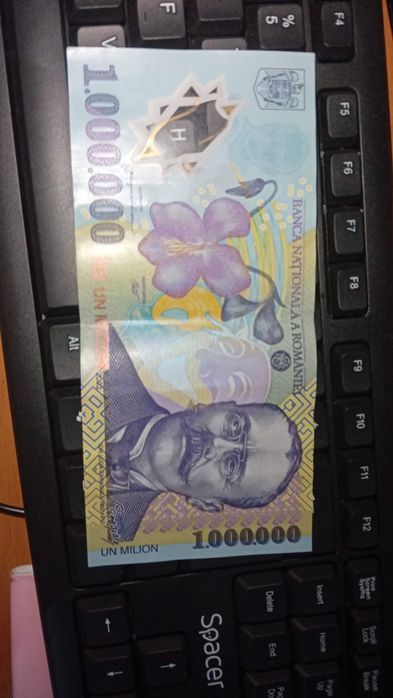 Vând bagnota de 1.000.000 vechi