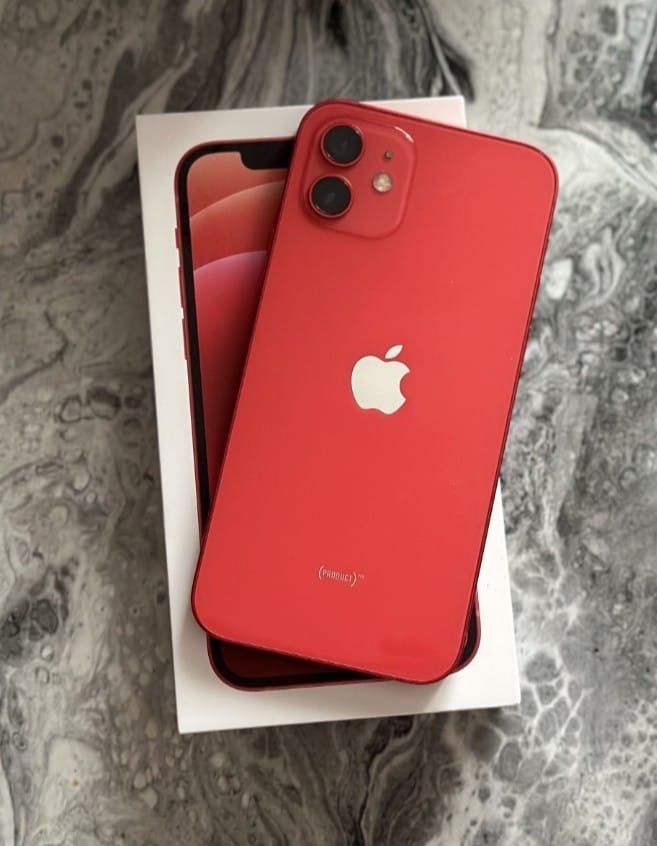 iPhone 12 blue red full box