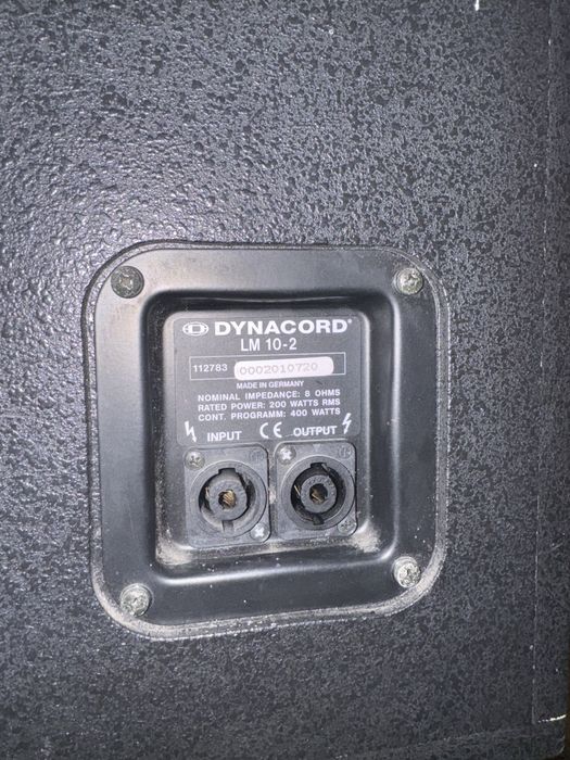 Vand sistem boxe Dynacord LM10-2 LM12-1 2 basi 2 topuri ca rcf fbt xa