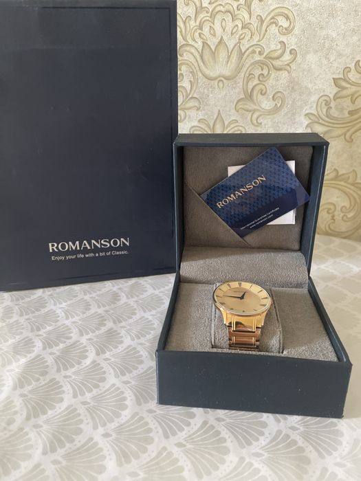 Продам часы Romanson ориг. Есть все бумаги