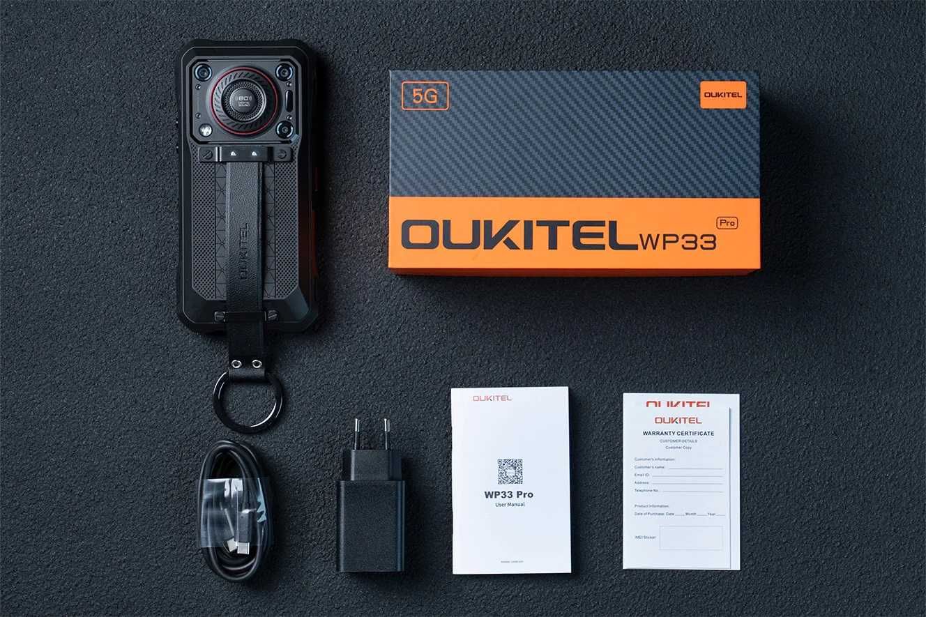 Oukitel WP33 Pro 5G 24GB RAM 256GB ROM,22000 mAh батерия с IP68 защита