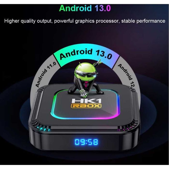 TV Box с Android RGB TV 4K HDR ULTRA HD android 13.0