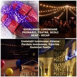 Ghirlande luminoase Paste primarii,perdele,iluminat festiv,SICAP